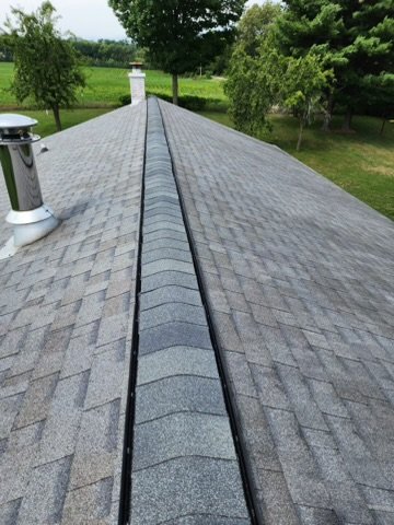 Photo of roofing work.